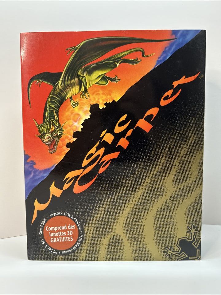 Magic Carpet (PC CD-ROM Windows) Big Box Bullfrog 1994 French - No 3D Glasses