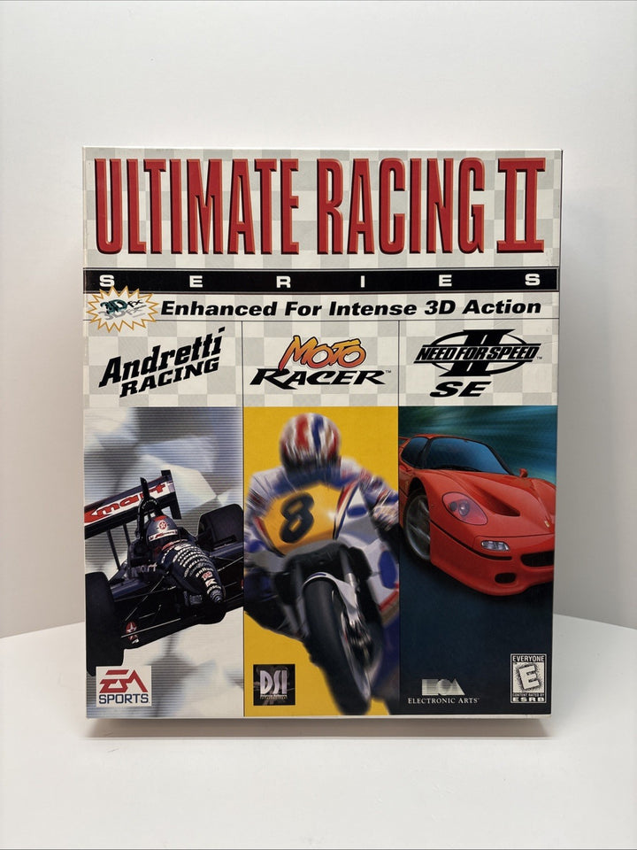 Ultimate Racing II (1998) Moto Racer Andretti Racing Need For Speed II PC CD-ROM