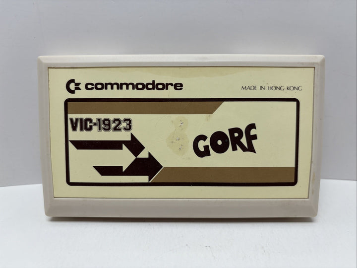 GORF VIC-1923 Cartridge for Commodore VIC-20 - Authentic Vintage Game