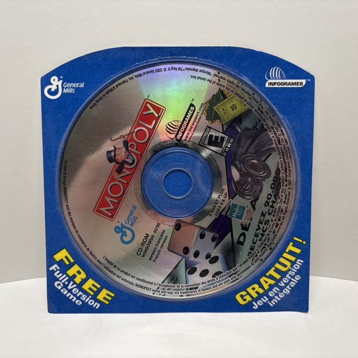 MONOPOLY PC CD-ROM 2002 Hasbro / General Mills Interactive Windows Game