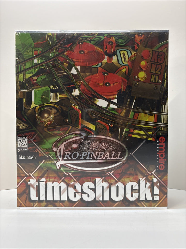 Pro-Pinball: Timeshock! (1997)  Big Box Empire, MAC CD-ROM - New Sealed