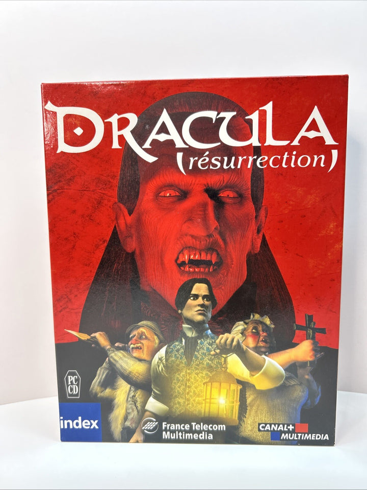 Dracula Resurrection (PC, 1999, CD-ROM) Big Box Game Vampires French Français