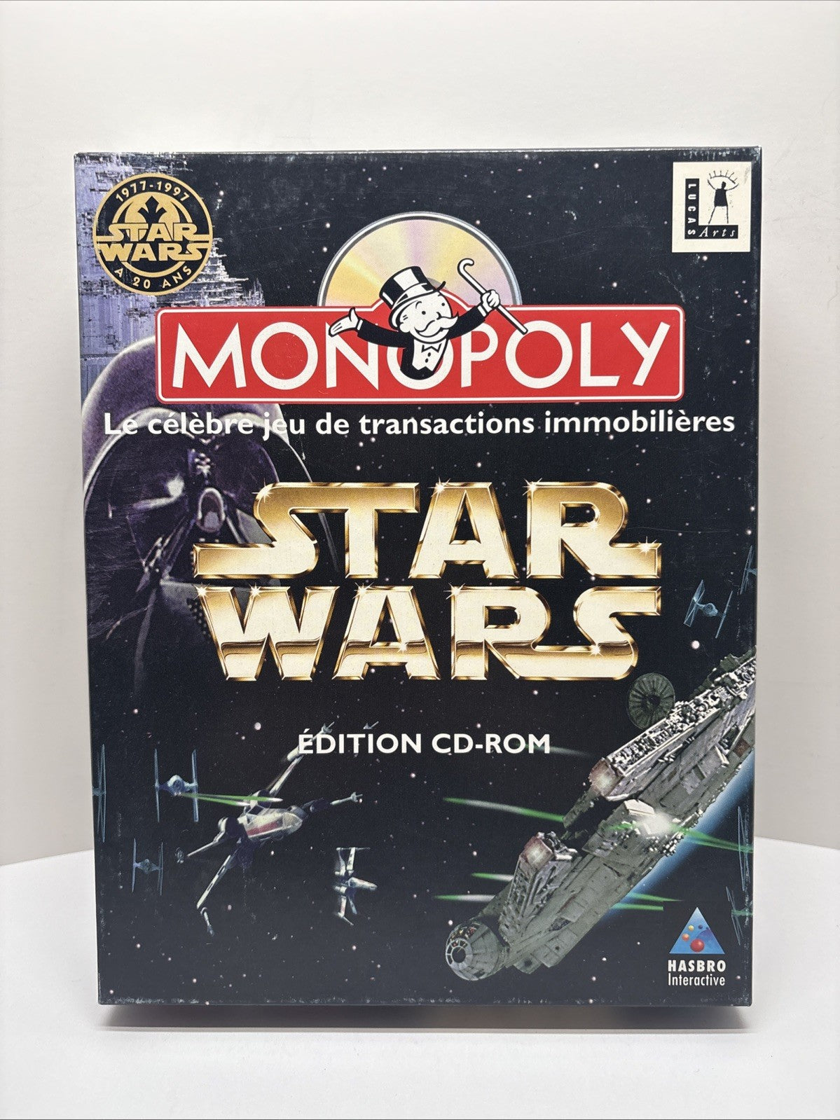 Monopoly Star Wars PC CD-ROM Edition WIN 95 1997 - French - Box Only No Game
