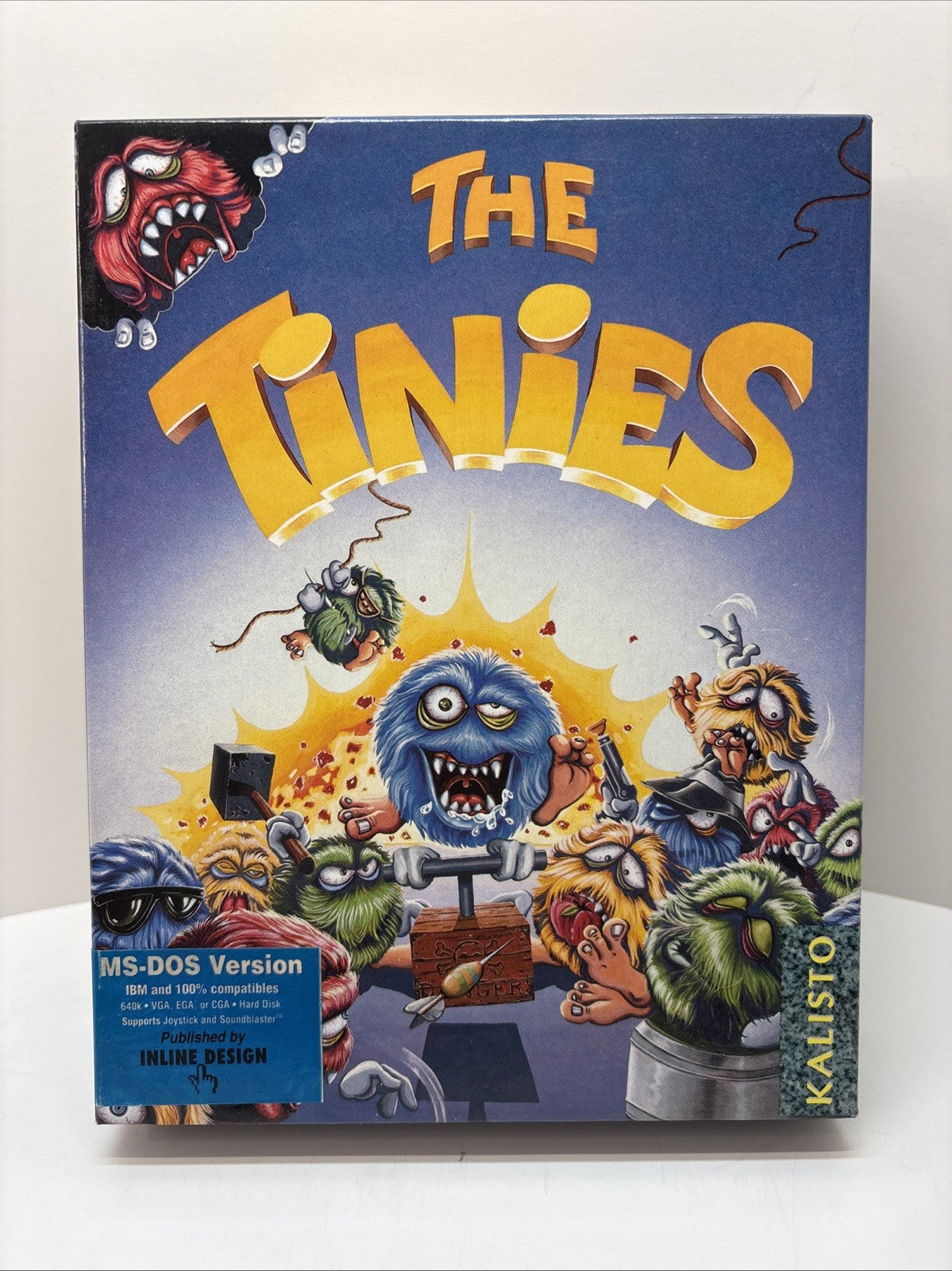 The Tinies (1992) Kalisto 3.5” Floppies MS-DOS Computer Game - Big Box