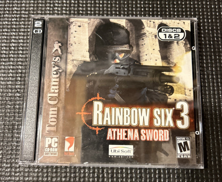Tom Clancy's Rainbow Six 3: Athena Sword (PC CD-ROM, 2003) 2-Disc Expansion