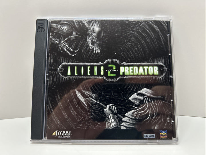 Aliens Versus Predator 2 - PC Game, 2001 - Discs (2) In Jewel Case - French