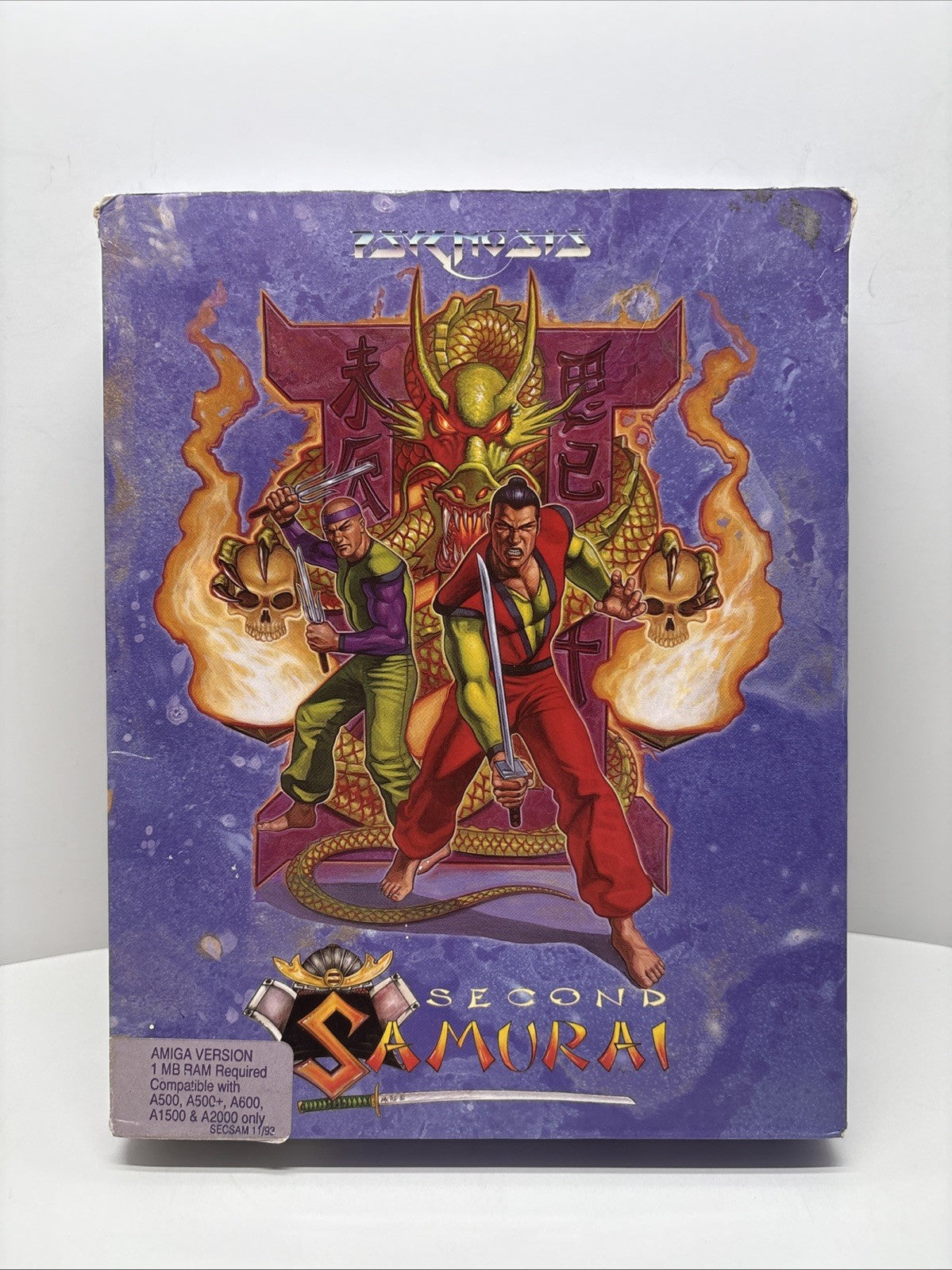Second Samurai (1993) Commodore Amiga 3.5 Floppy Disk - Big Box - Psygnosis