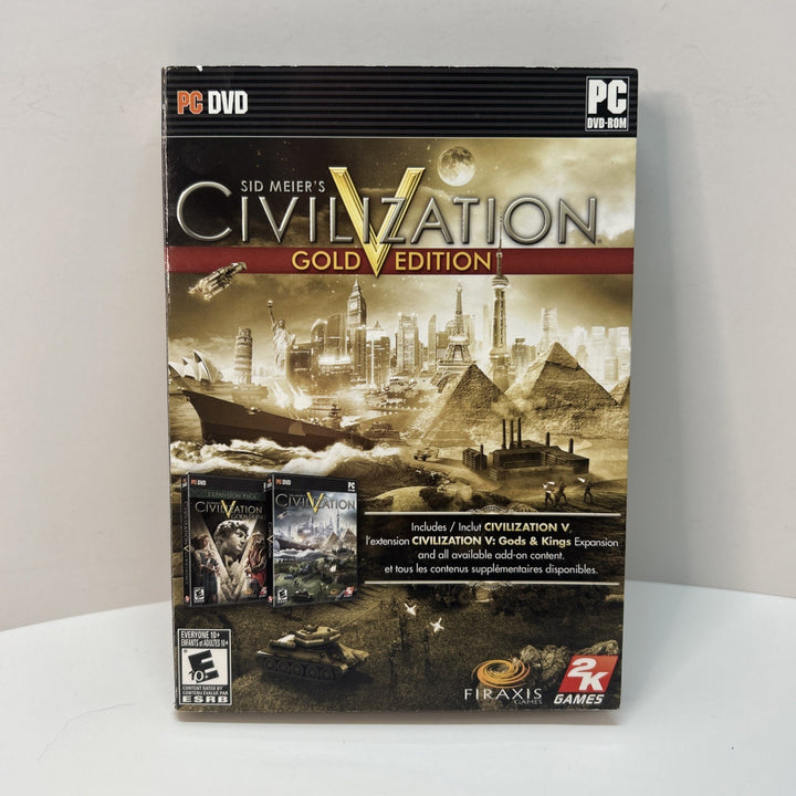 Sid Meier's Civilization V: Gold Edition (PC, 2013) - With Sleeve & Tech Tree