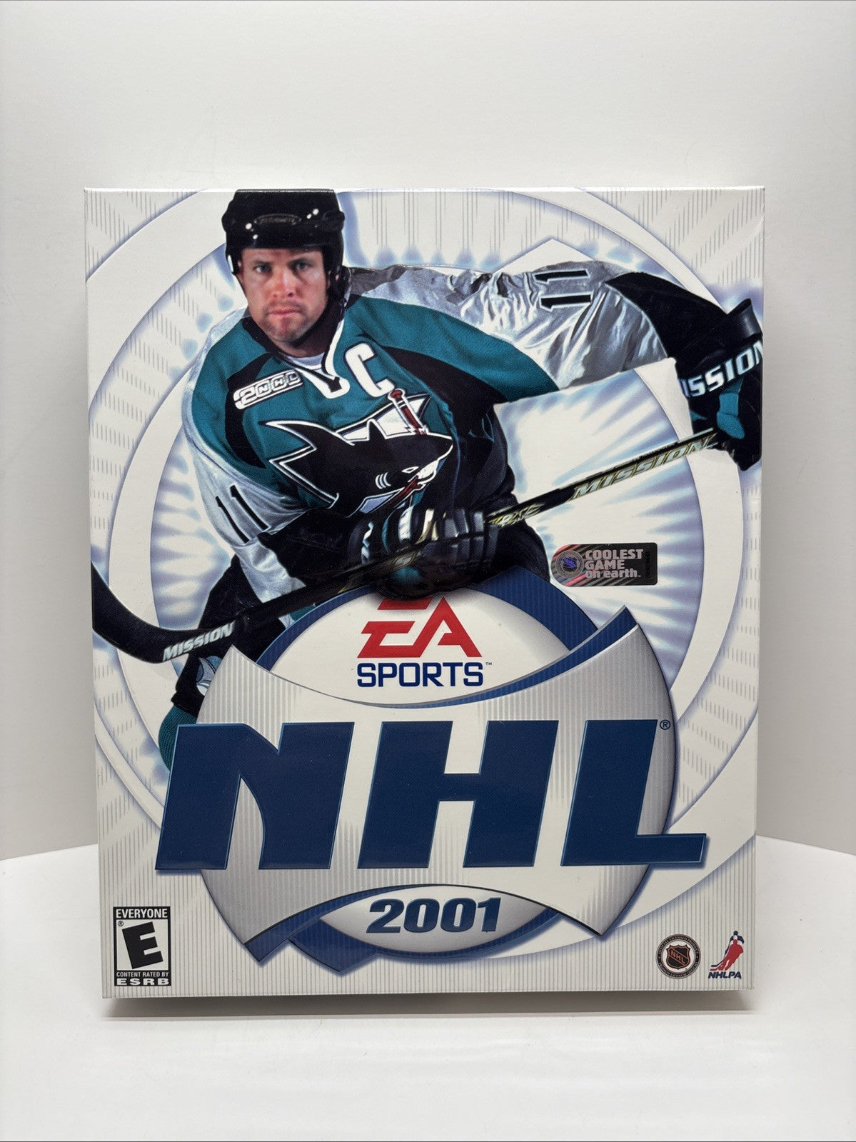 NHL 2001 EA Sports Game CD ROM WIN 95 98 PC RARE big box - Owen Nolan