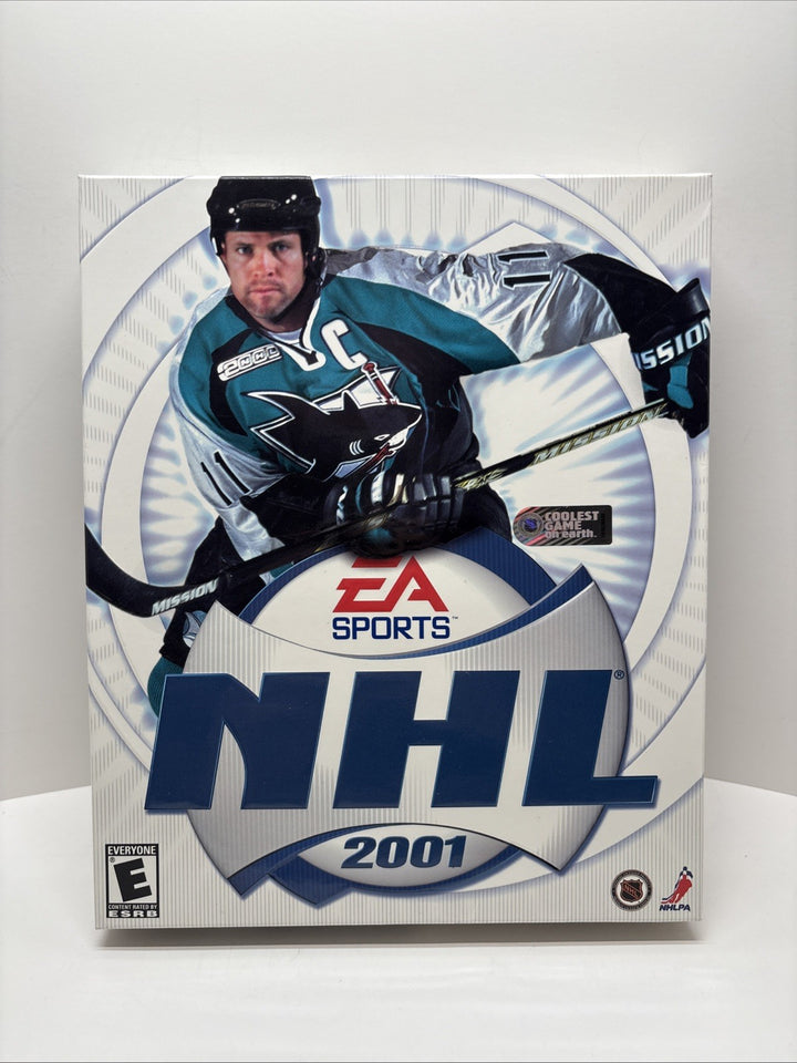 NHL 2001 EA Sports Game CD ROM WIN 95 98 PC RARE big box - Owen Nolan