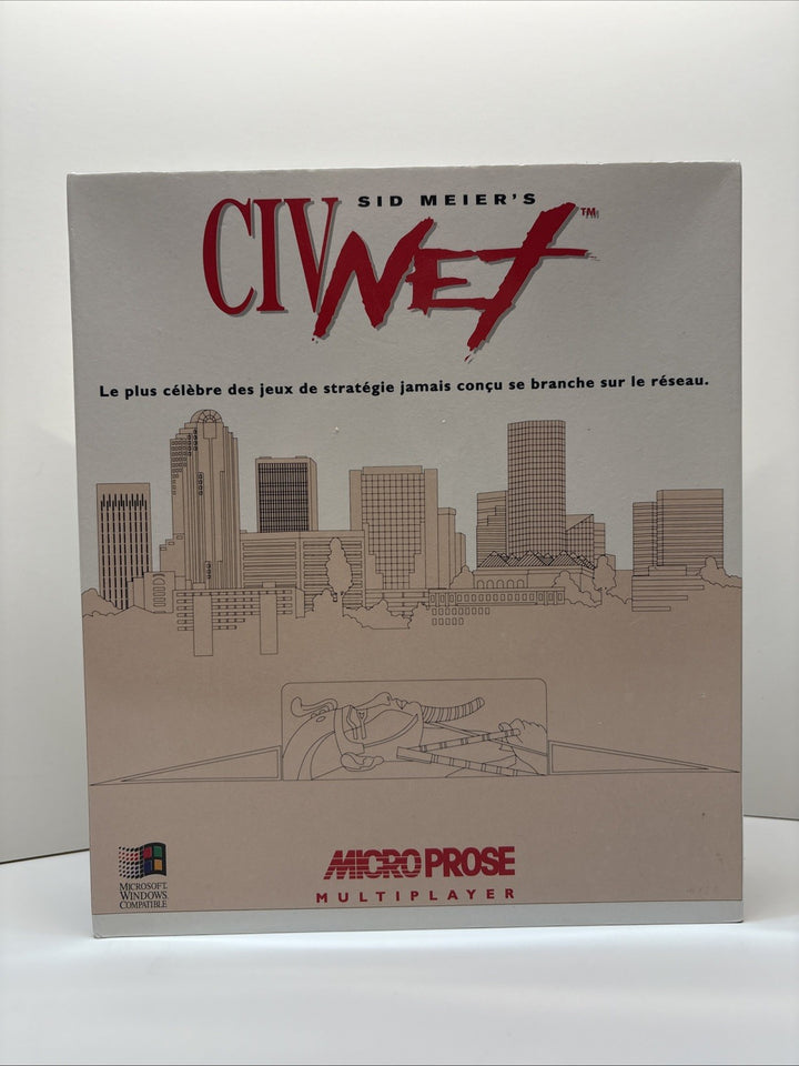 Sid Meier's CIVNET (PC, 1995) Big Box CIB French Français