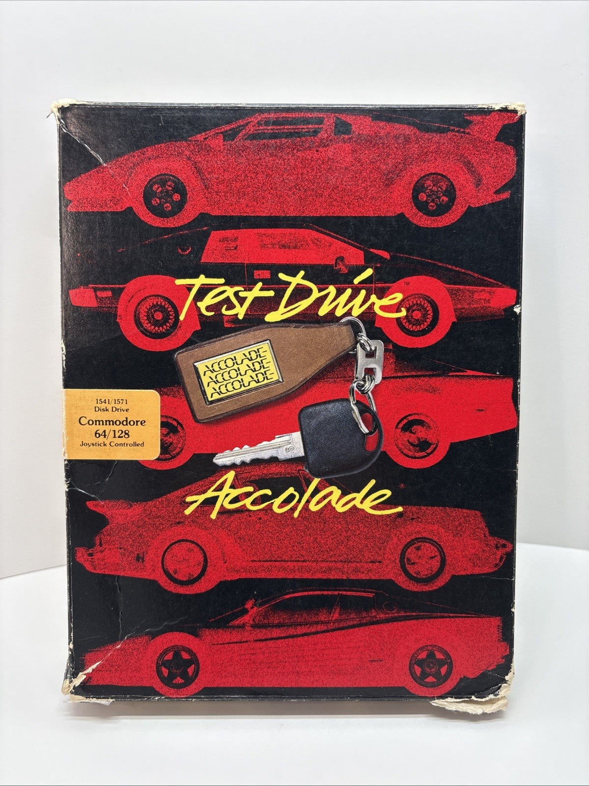 Test Drive (1987) Accolade Commodore 64 128 - Box And Disk Only