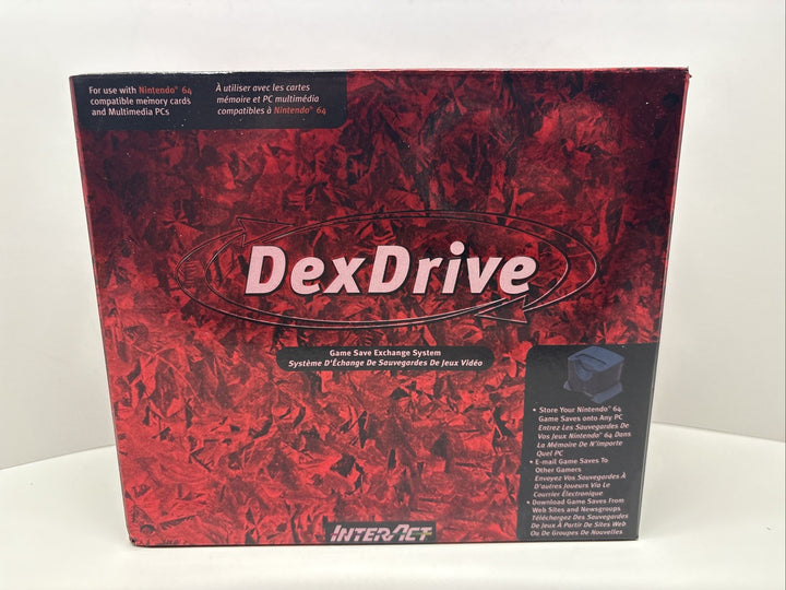 DexDrive (Nintendo 64 n64) Complete in Box CIB Game Save Exchange