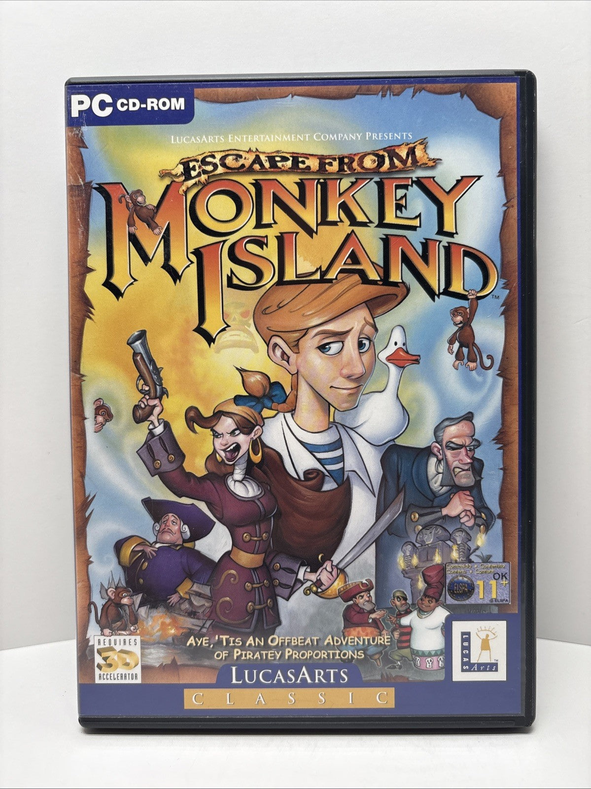 Escape From Monkey Island PC CD-ROM Lucasart Classics