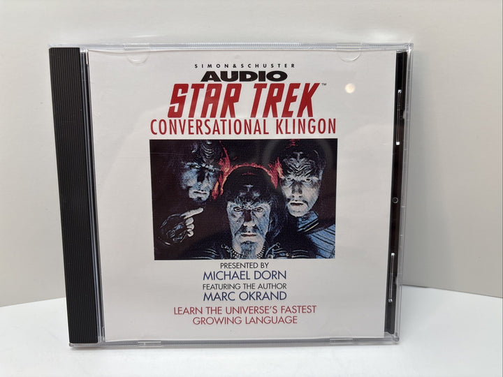 Star Trek Conversational Klingon CD, Audio Lessons Learn Klingon