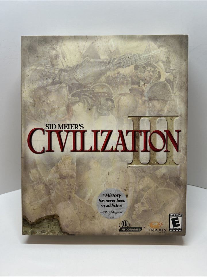 Sid Meier's Civilization III 3 PC Computer Game Big Box