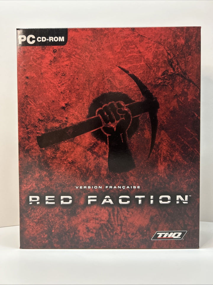 Red Faction Big Box PC Sealed 2001 Volition THQ - Version Française French