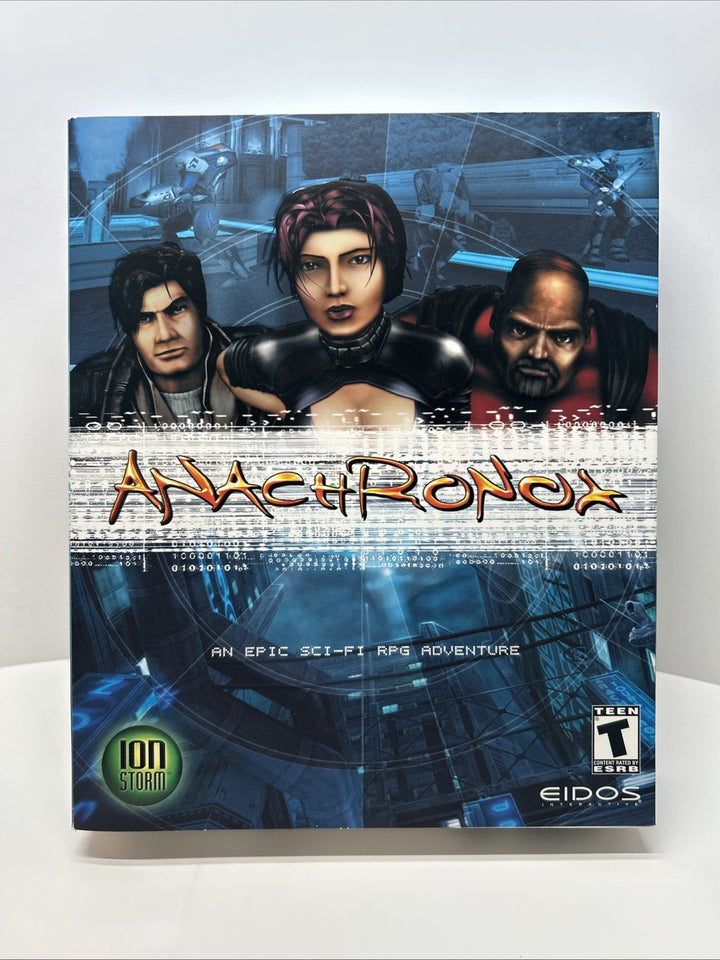 Anachronox (2001) - PC Big Box - Eidos - No Catdboard Inside.