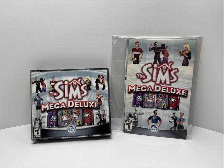 The Sims Mega Deluxe Edition PC Game 2004 - Game, Manual & Inserts
