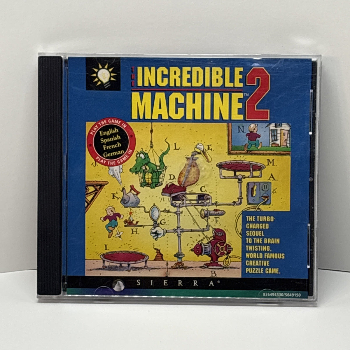 Vintage The Incredible Machine 2 PC CD-ROM w/ Manual 1994 Sierra