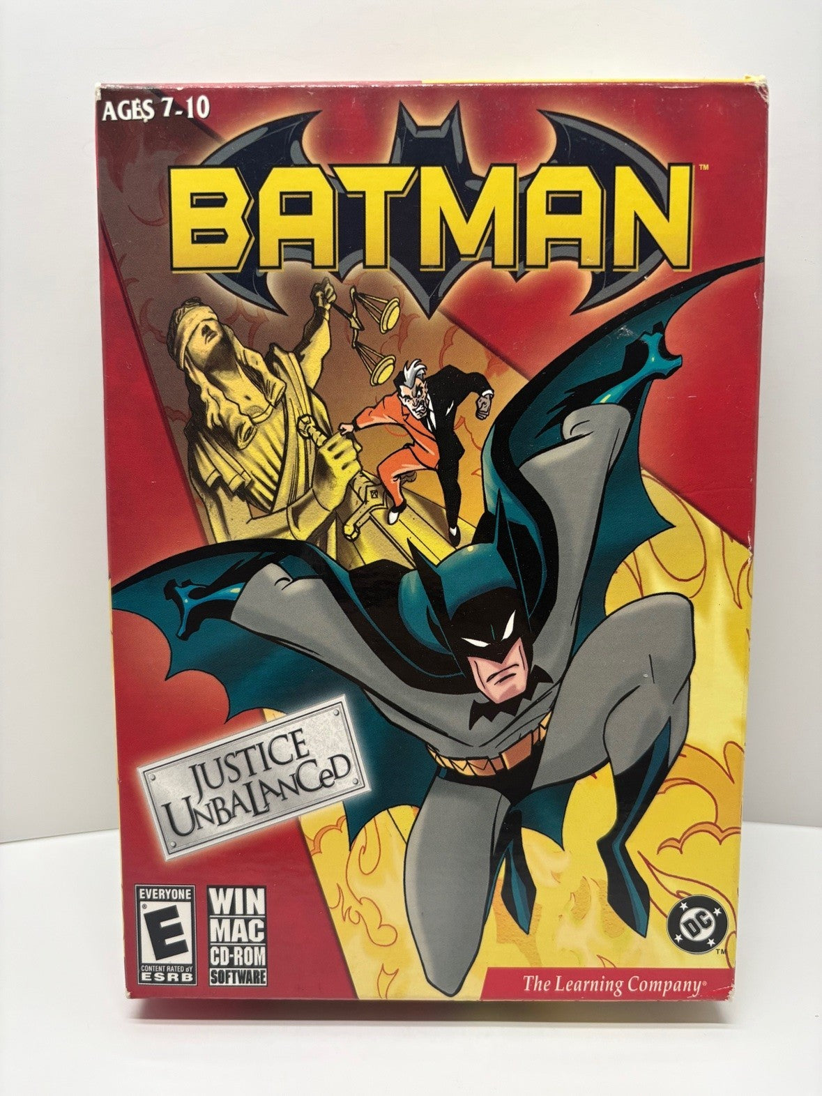 Batman Justice Unbalanced PC CD-ROM Sealed Small Box Learning Company 2003