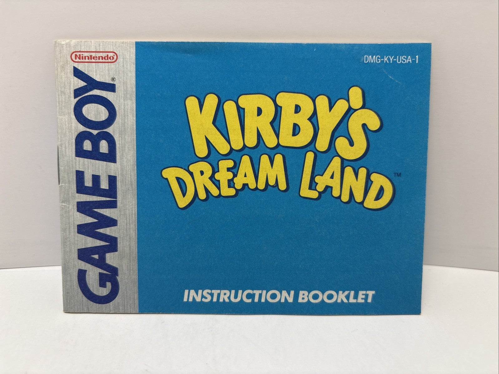 Kirby's Dream Land (Nintendo Game Boy GB) Original Instruction Manual