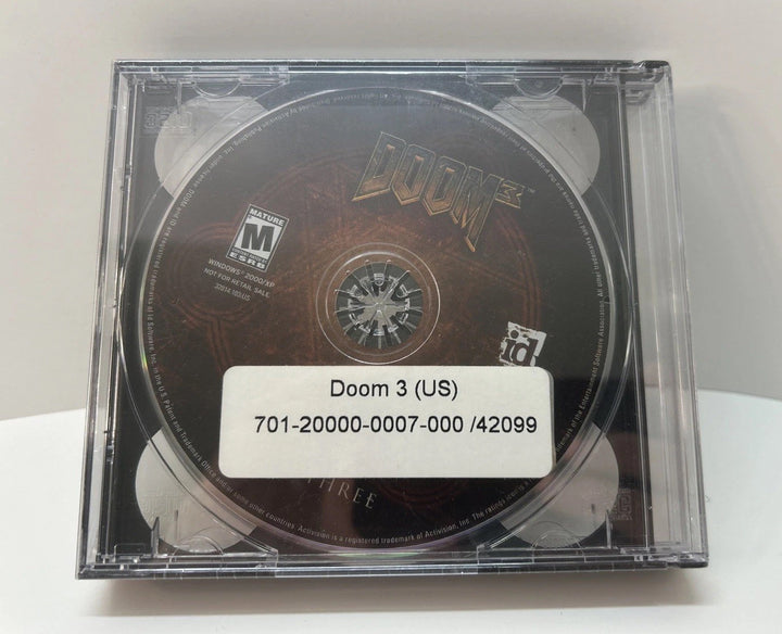 Doom 3 (US OEM) Promo Disc - Not for Resale - GPU Bundle Version - Sealed