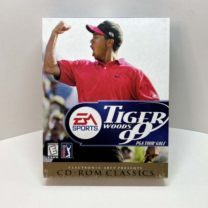 Tiger Woods 99 PGA Tour Golf EA CD ROM CLASSICS Big Box