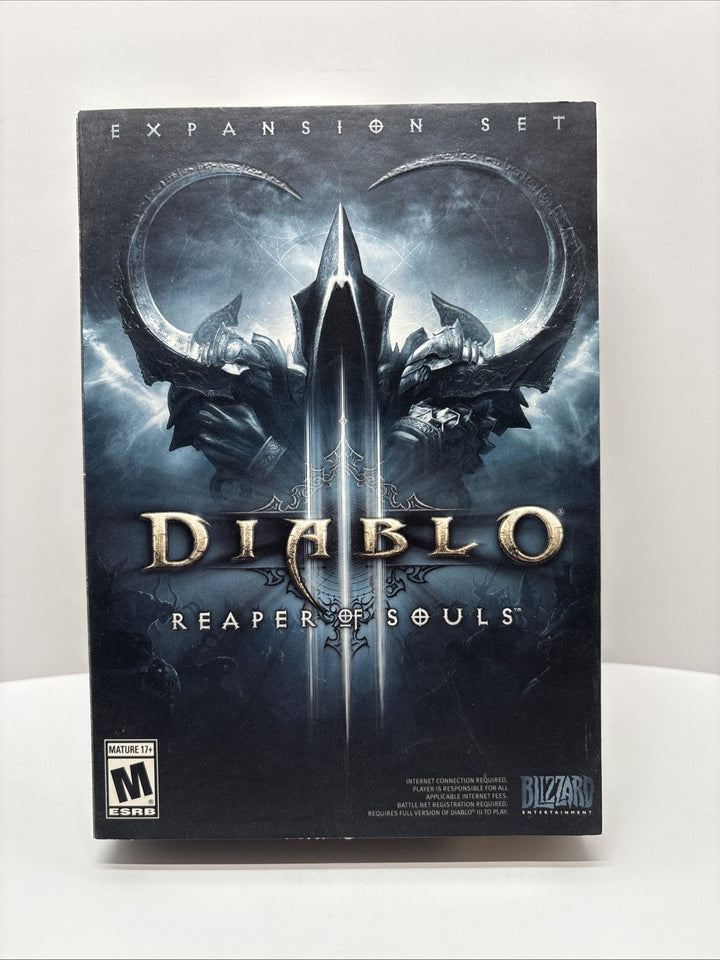 Diablo III 3 Expansion Set Reaper of Souls - for Windows or Mac - 2014 PC Game