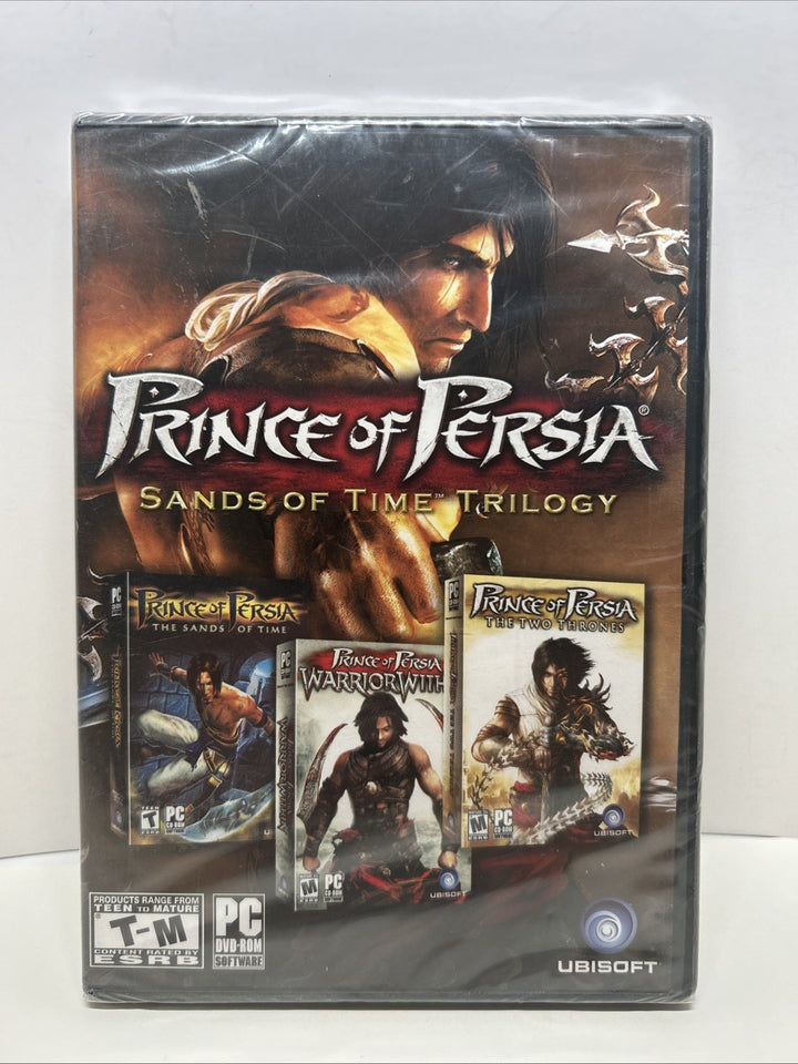 Prince Of Persia: Sands of Time Trilogy (PC DVD-Rom 2008) SEALED NEW