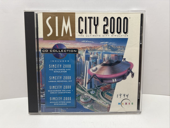 SimCity 2000: CD Collection PC CD-ROM Game 1994 Maxis