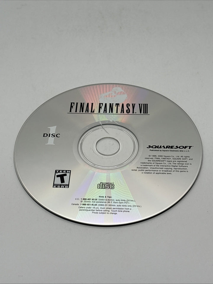 Final Fantasy VIII 8 PC CD-ROM - Replacement Disc #1 Only