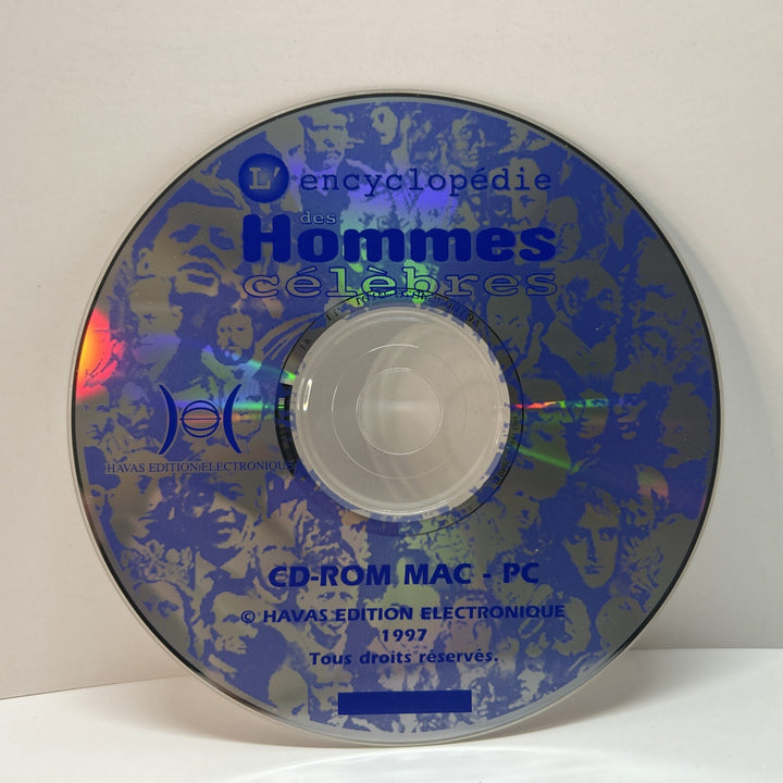 L’encyclopédie Des Hommes Célèbres Cd-rom Havas Edition Electronique 1997