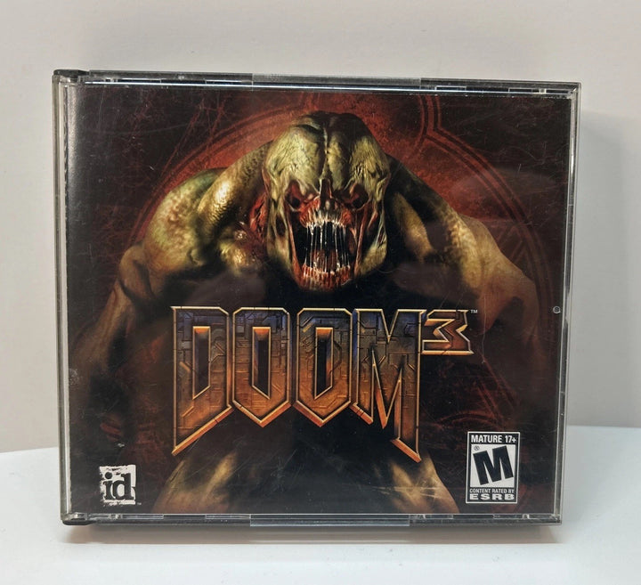 DOOM 3 PC CD-ROM Game Activision ID (2004) Discs (3) In Jewel Case