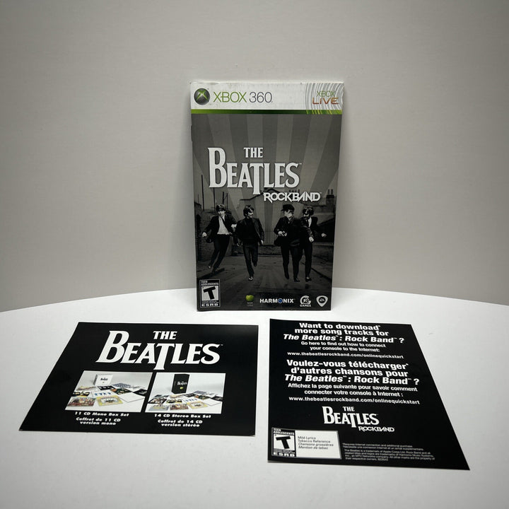 The Beatles: Rock Band (Microsoft Xbox 360, 2009) Manual & Inserts Only