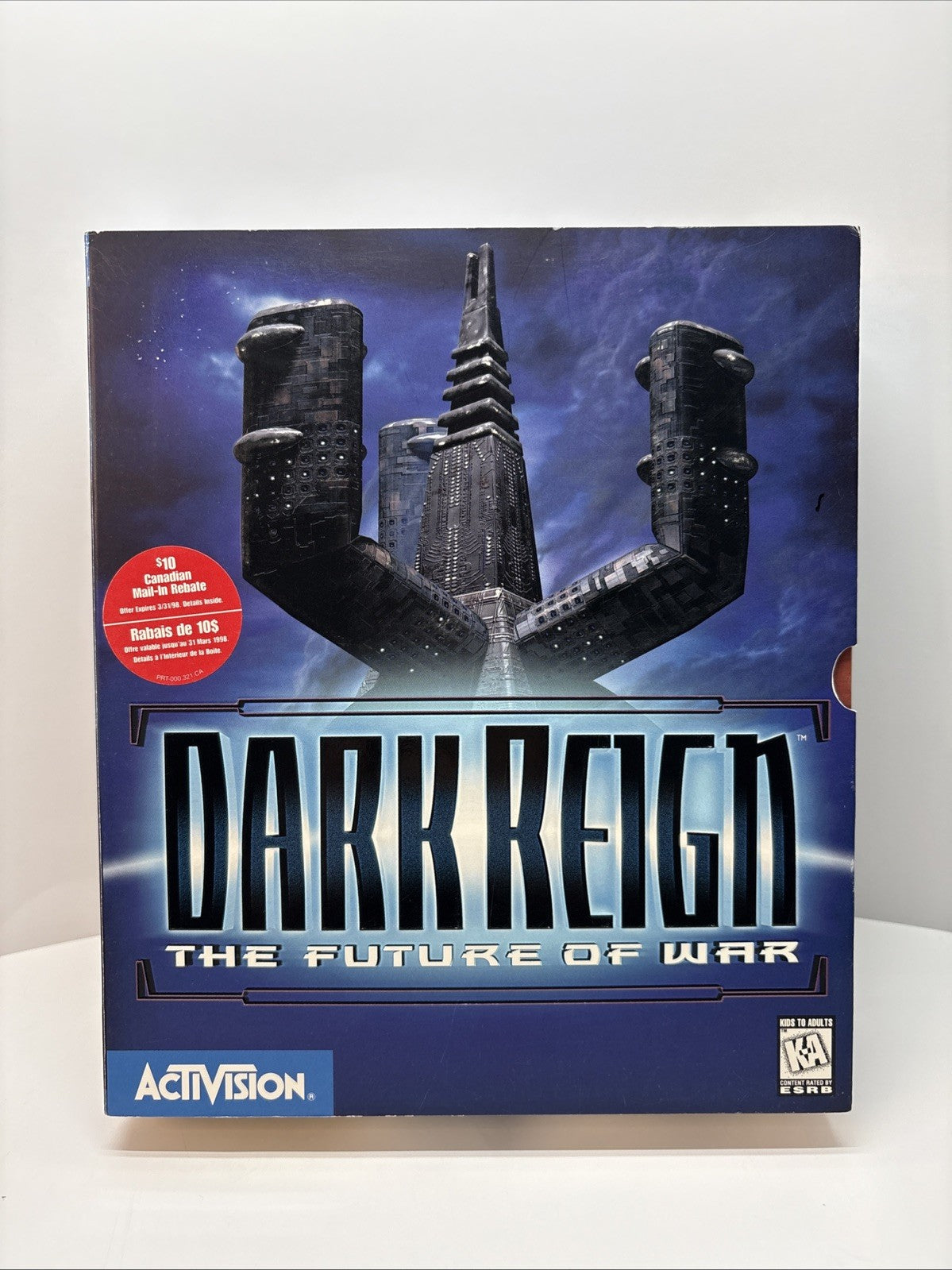 Dark Reign The Future Of War PC 1997 Activision Big Box Complete Excellent
