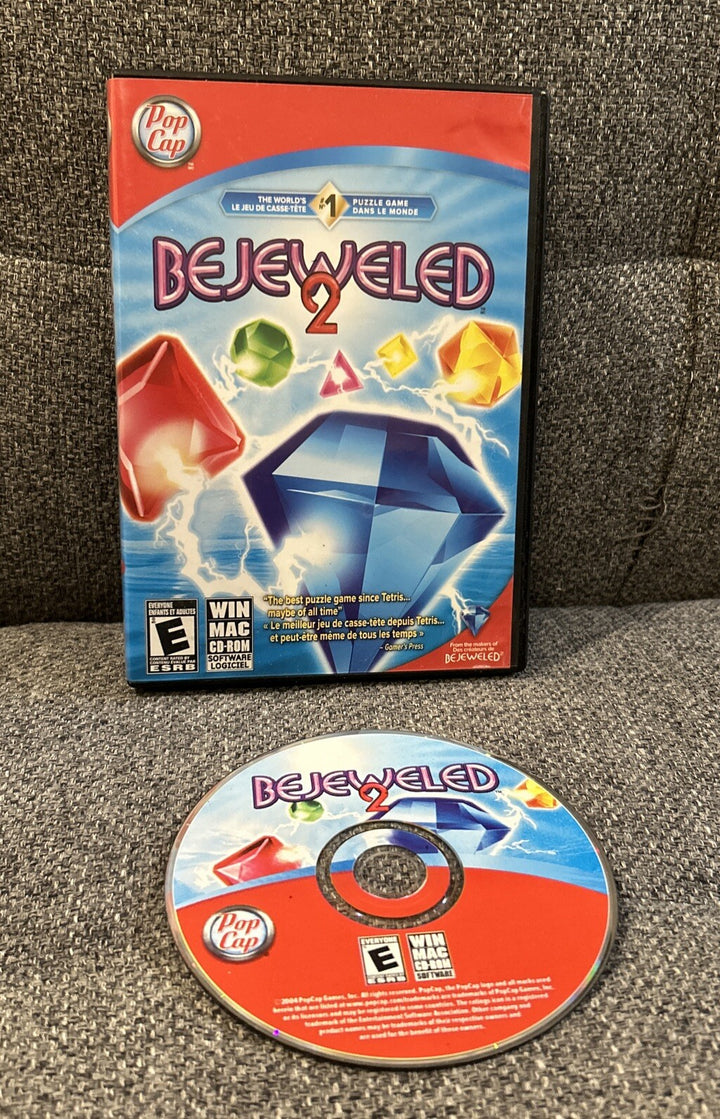Bejeweled 2 - WIN MAC CD-ROM Software PC Game Pop Cap B3 - Small Box Format