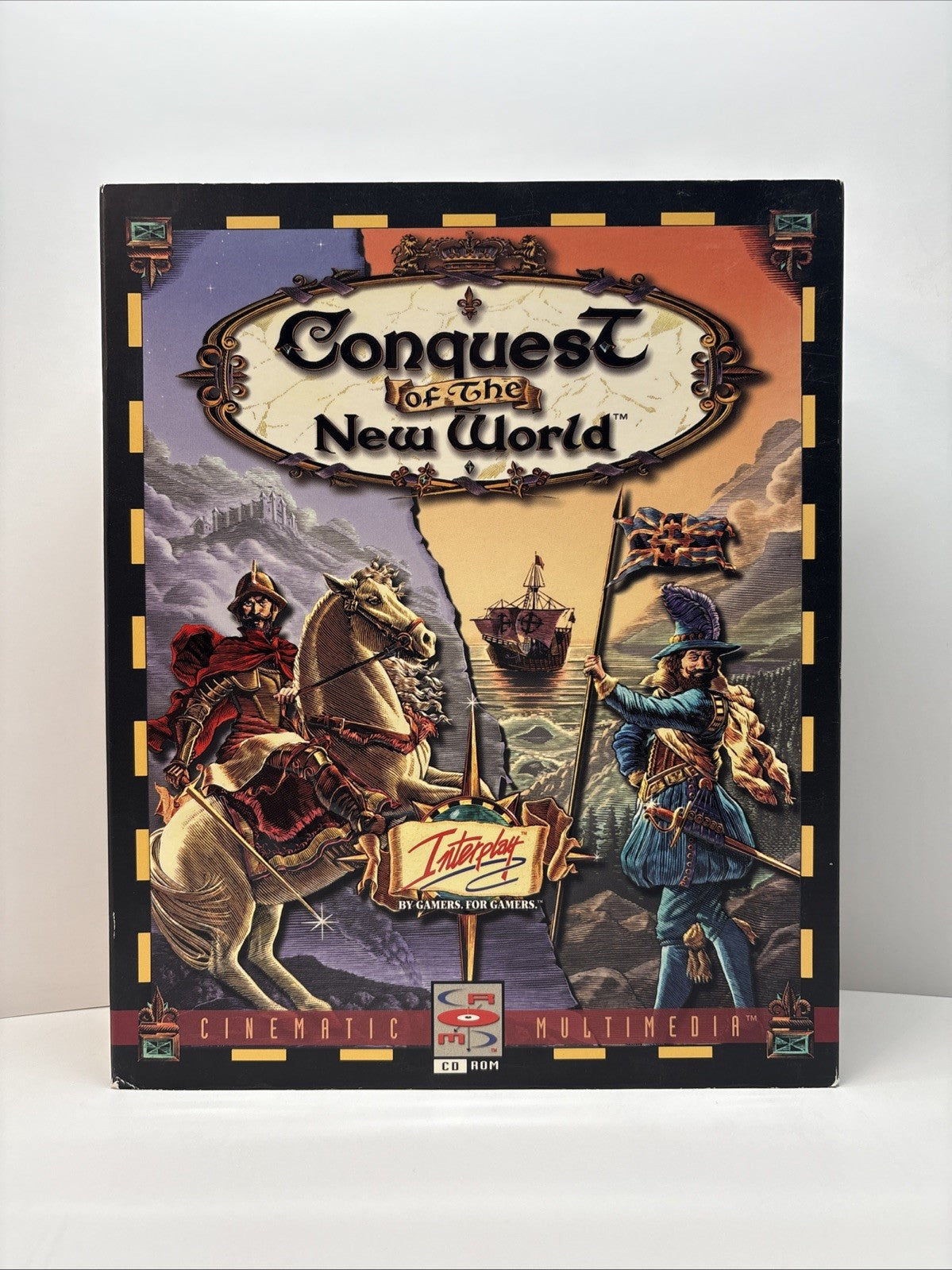 Conquest of the New World PC 1996 Big Box CD-ROM For DOS Win95