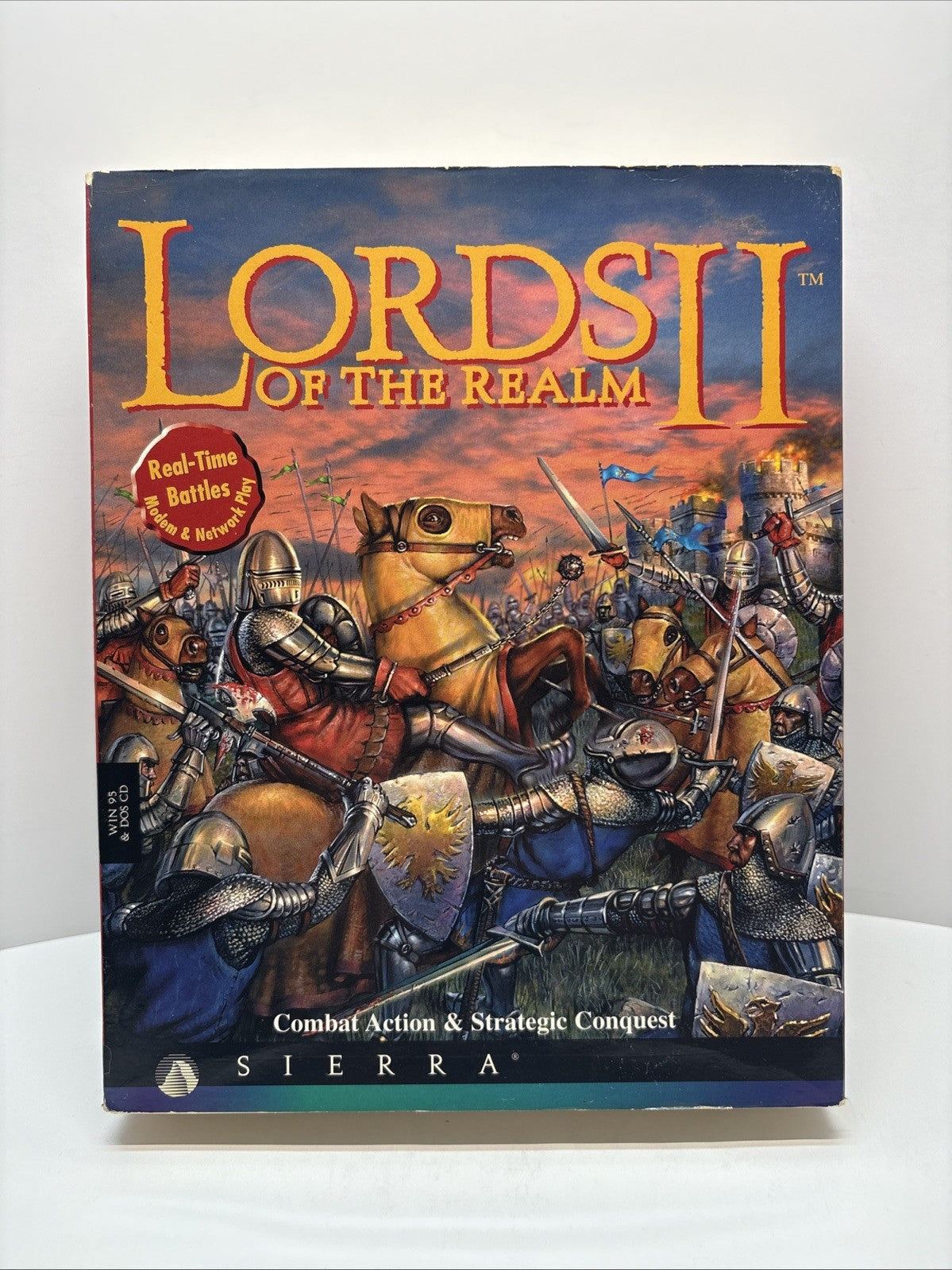 Lords of the Realm II (1996)  - SIERRA - PC CD-ROM - Big Box - European English