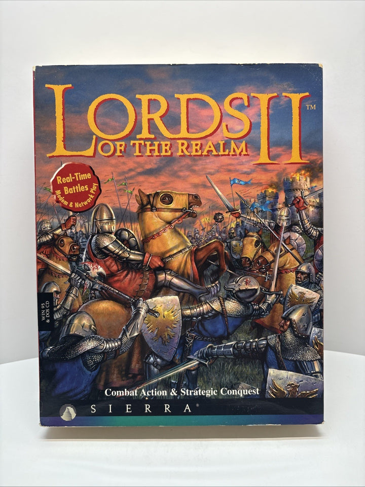 Lords of the Realm II (1996)  - SIERRA - PC CD-ROM - Big Box - European English