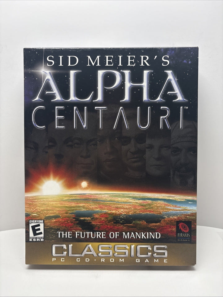 Sid Meier's Alpha Centauri Classics PC 2000 Big Box PC Game