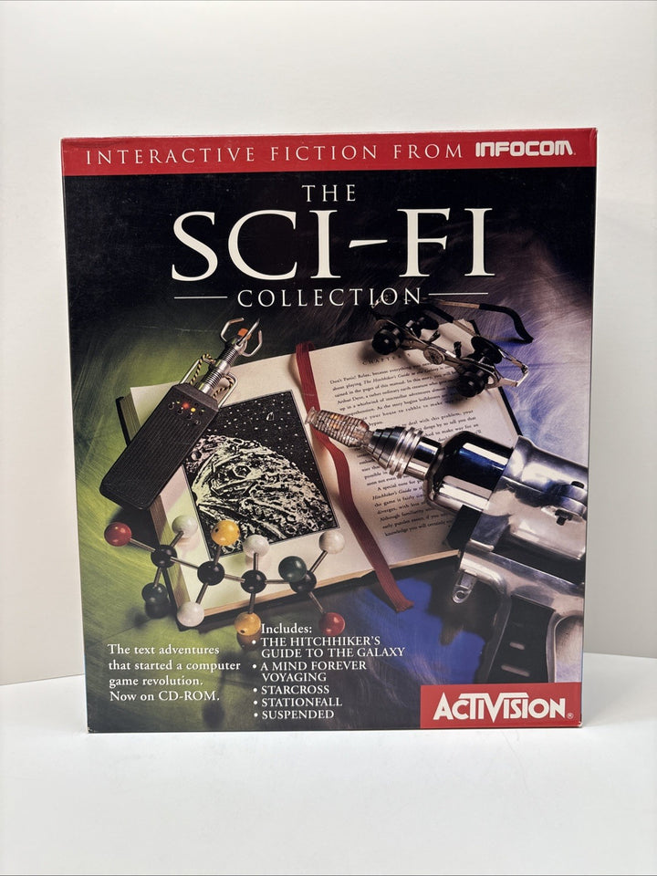 Infocom Sci-Fi Collection (1995) PC CD-ROM Big Box Complete Feelies Maps