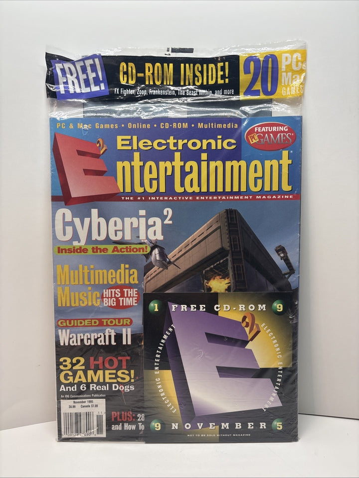 Electronic Entertainment Magazine November 1995 - With Demo Disc & SEALED
