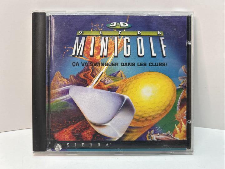 3D ULTRA MINIGOLF MINI GOLF SIERRA 3-D CD-Rom PC Game Software - French Français