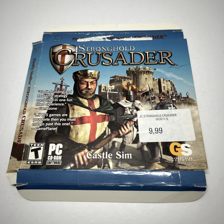 Stronghold Crusader (PC, 2002) Cardboard Box Only – No Game