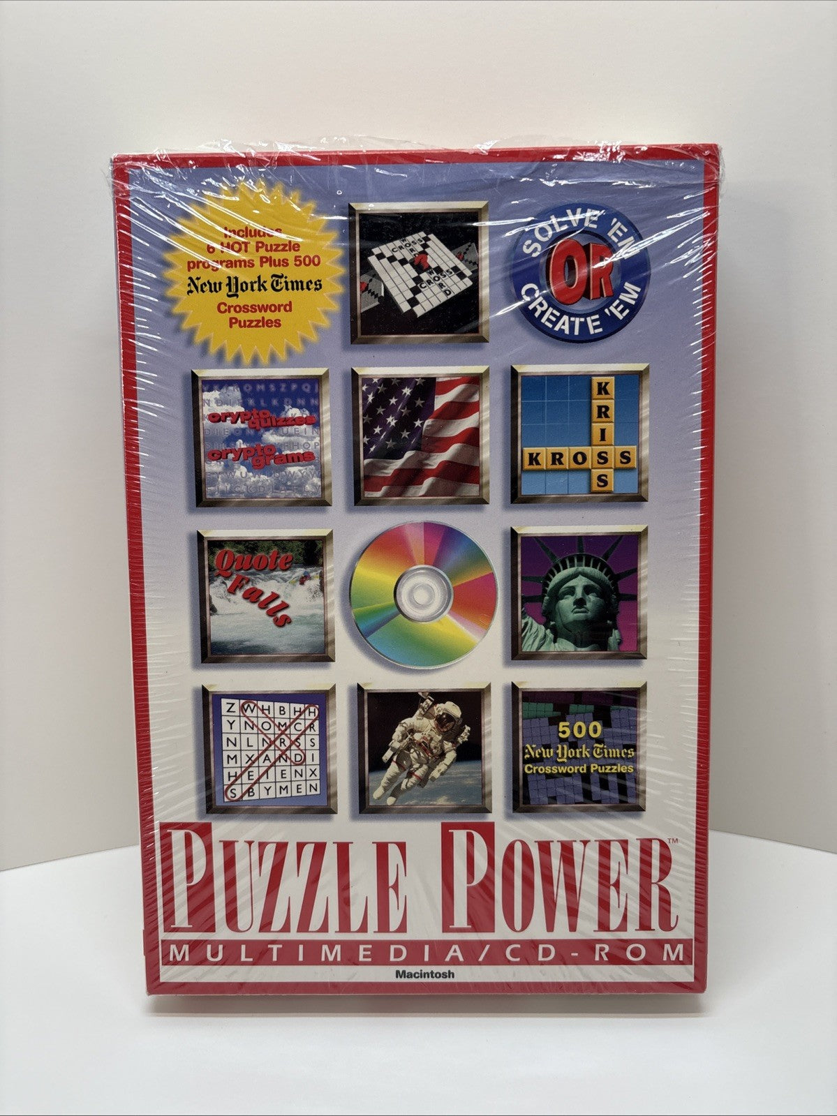 Puzzle Power Multimedia/CD Rom (Mac, Partial Seal)