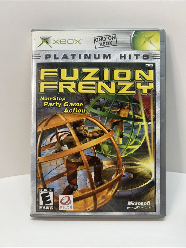 Fuzion Frenzy Platinum Hits (Microsoft Xbox, 2004) - No Manual