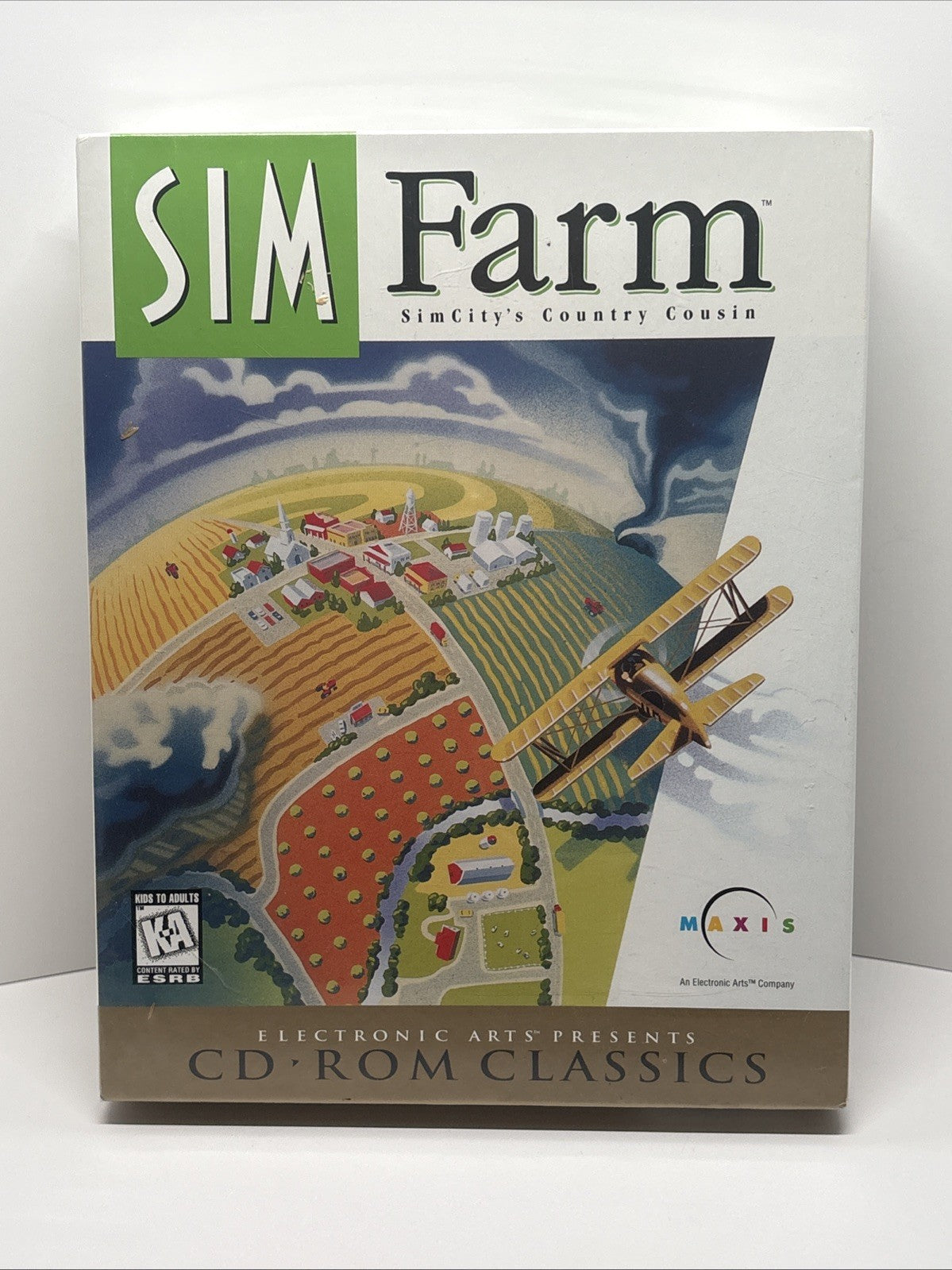 Sim Farm (1998) PC Big Box NEW Factory Sealed CD ROM Classics - In Protector