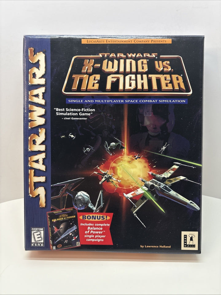 Star Wars X-Wing vs. Tie Fighter Big Box PC CD-Rom With Balance Of Power