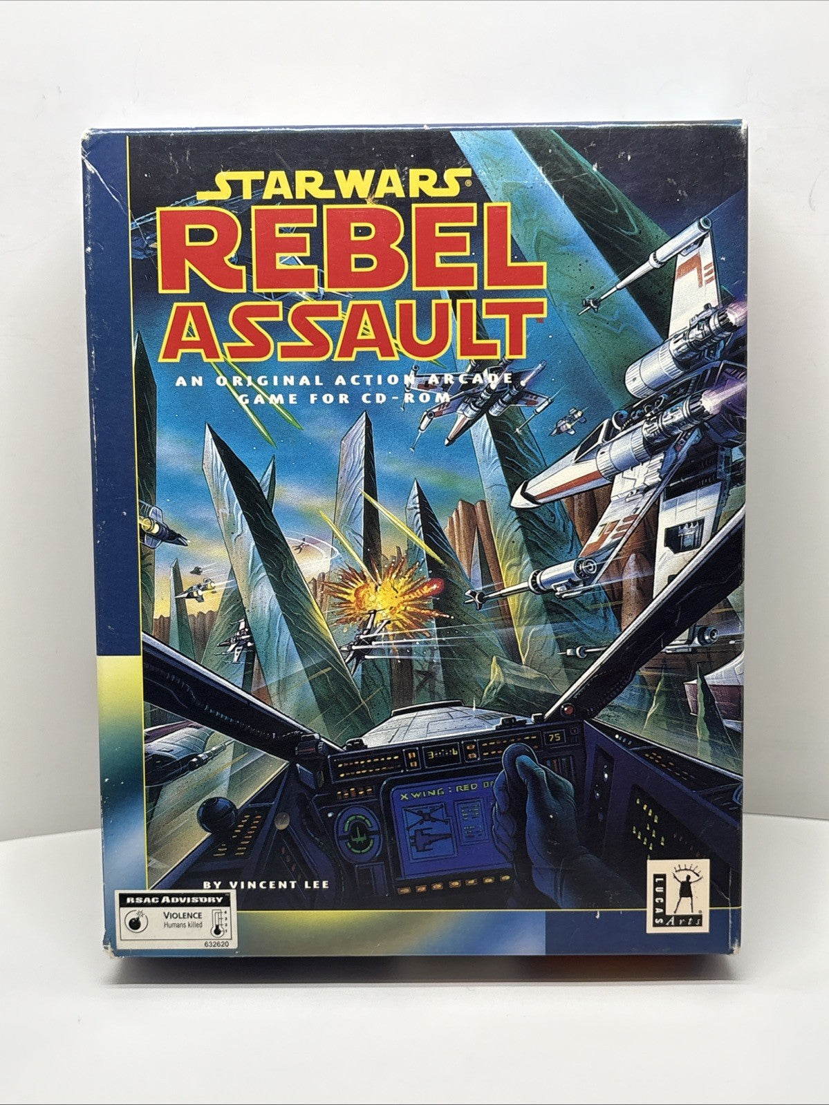 Star Wars: Rebel Assault (1993) LucasArts PC CD-ROM Complete w/ Manual